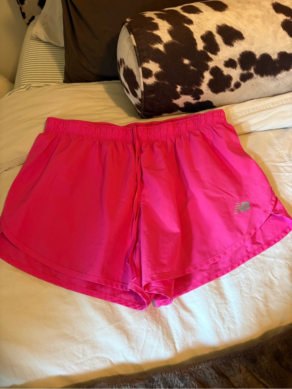 New Balance Women's Bright Pink Running Shorts